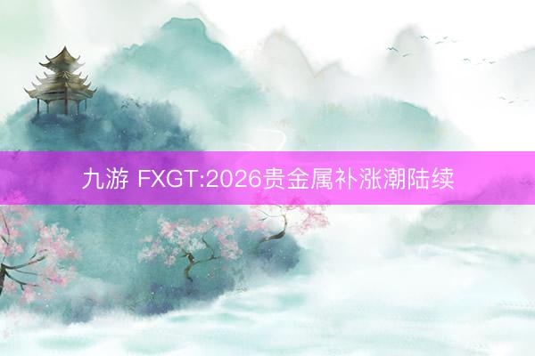 九游 FXGT:2026贵金属补涨潮陆续