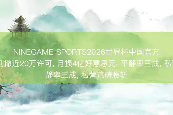 NINEGAME SPORTS2026世界杯中国官方网站 以色列撤近20万许可， 月损4亿好意思元， 平静率三成， 私营范畴腰斩